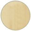 vidaXL Py&ouml;re&auml; Matto Vaalea Luonnonv&auml;rinen 60 cm Bambu