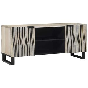 vidaXL TV-yksik&ouml;t 105 x 33 x 46 cm Valkoinen Tekninen puu