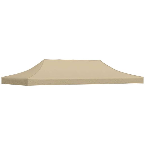 vidaXL Juhlateltan katto 6x3 m beige 270 g/m²