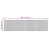 vidaXL Matto suorakaide ruskea 100x400 cm bambu