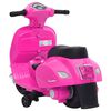 vidaXL Sähkötoiminen lelumoottoripyörä Vespa GTS300 pinkki