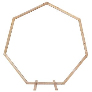 vidaXL H&auml;&auml;t Kaari Vaaleanruskea 221 x 92 x 216 cm Massiivinen m&auml;nty