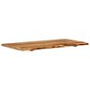 vidaXL Kylpyhuoneen peilipöydän levy täysi akaasiapuu 100x52x2,5 cm