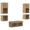 vidaXL TV-sein&auml;kkeet 8 pcs Artisan tammi Tekninen puu