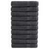 vidaXL Premium Pyyhkeet SOLUND 10 kpl antras. 80x200 cm 600 gsm