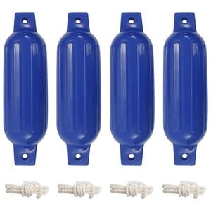 vidaXL Veneen lepuuttaja 4 kpl sininen &Oslash; 11x40 cm PVC