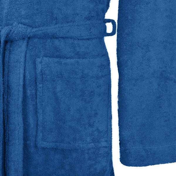 vidaXL Kylpytakki KINN Sininen XXL Puuvilla