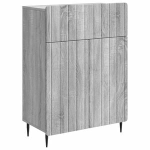 vidaXL Sivup&ouml;yt&auml; Harmaa sonoma 66 x 34,5 x 92 cm Tekninen puu