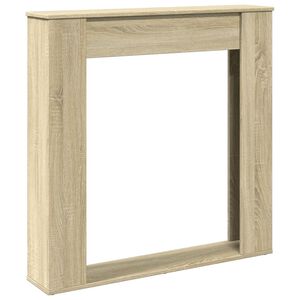 vidaXL Takan ymp&auml;rys Sonoma-tammi 100x20x100 cm tekninen puu