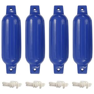 vidaXL Veneen lepuuttaja 4 kpl sininen &Oslash; 11x40 cm PVC