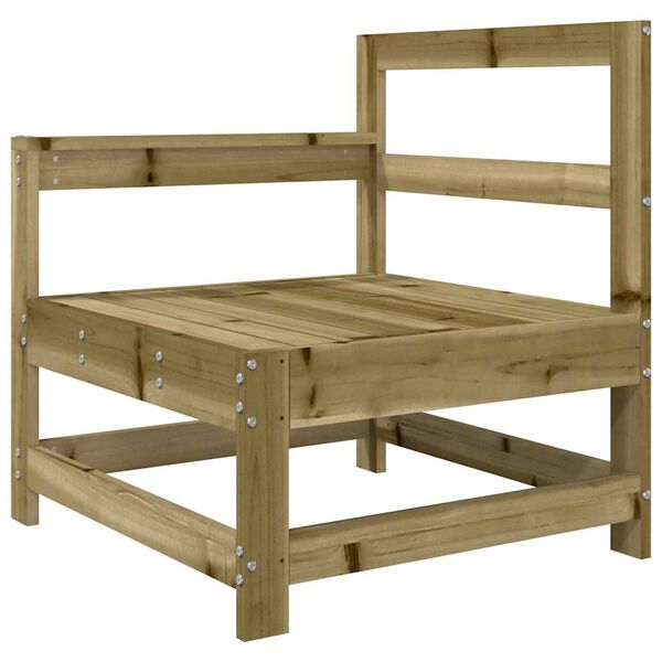 vidaXL Puutarhatuoli tyynyillä kyllästetty mänty