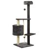 vidaXL Kissan kiipeilypuu sisal- raapimispylv&auml;ill&auml; tummanharmaa 120 cm