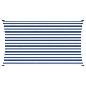 vidaXL Aurinkosuojapurje Sininen ja valkoinen 7 x 4 m