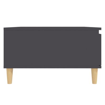 vidaXL Sohvapöytä harmaa 90x60x35 cm lastulevy