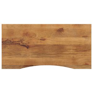 vidaXL P&ouml;yt&auml;levy kaarella 120x60x2,5 cm t&auml;ysi karkea mangopuu