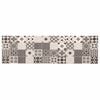 vidaXL Keitti&ouml;matto harmaa mosaiikki 150 x 45 cm 100% polyamidi