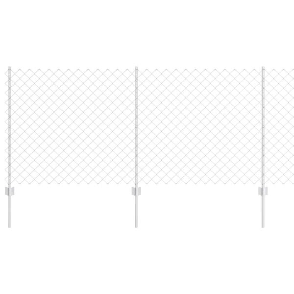 vidaXL Aita ja Tuki Hopea 1 x 25 m Ter&auml;s