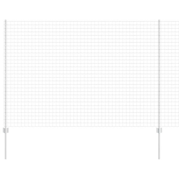 vidaXL Aita ja Tuki Hopea 1,6 x 10 m Teräs