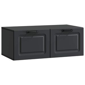 vidaXL Sein&auml;lle asennettava TV-kaappi Musta 78,5 x 41 x 30 cm