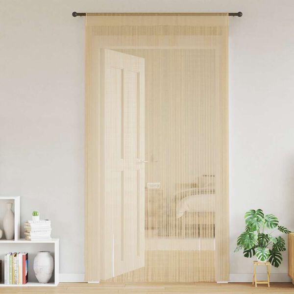 vidaXL String-verhot 2 kpl 140x250 cm Beige