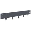 vidaXL Nurmireunus 30 kpl 100 x 20 cm Ter&auml;s Antrasiitti