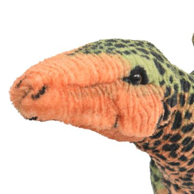 vidaXL Seisova leludinosaurus Stegosaurus XXL plyysi vihreä ja oranssi