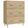 vidaXL Senkki Sonoma-tammi 70x34x90 cm tekninen puu