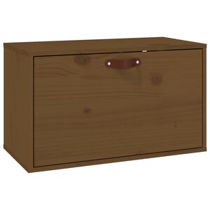 vidaXL Sein&auml;kaappi hunajanruskea 60x30x35 cm t&auml;ysi m&auml;nty