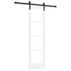 vidaXL Liukuovi ORKDAL Valkoinen 61 x 198,5 cm T&auml;ysi m&auml;nty ja lasi