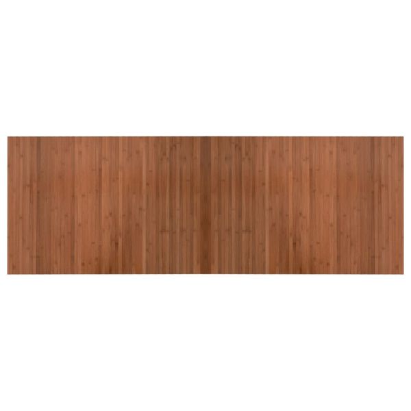 vidaXL Matto suorakaide ruskea 70x200 cm bambu