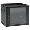 vidaXL 9U Sein&auml;kiinnitett&auml;v&auml; verkkolaitekaappi 19" IP20 600x450x510 mm