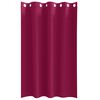 vidaXL Piment&auml;v&auml; verho renkailla 2 pcs Viininpunainen 175 x 140 cm