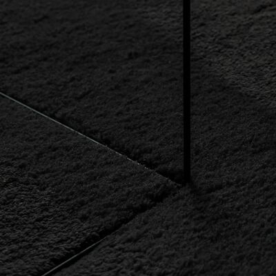 vidaXL Matto HUARTE lyhytnukkainen ja pestävä musta 60x110 cm