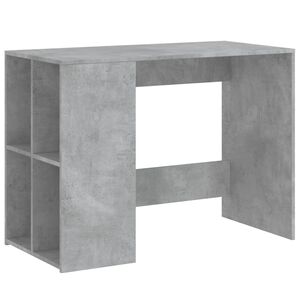 vidaXL Ty&ouml;p&ouml;yt&auml; betoninharmaa 102x50x75 cm tekninen puu