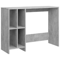 vidaXL Työpöytä betoninharmaa 102,5x35x75 cm lastulevy
