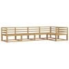 vidaXL Ulkosohvakokoelma 5 pcs valkoinen 325 x 166,5 x 73 cm
