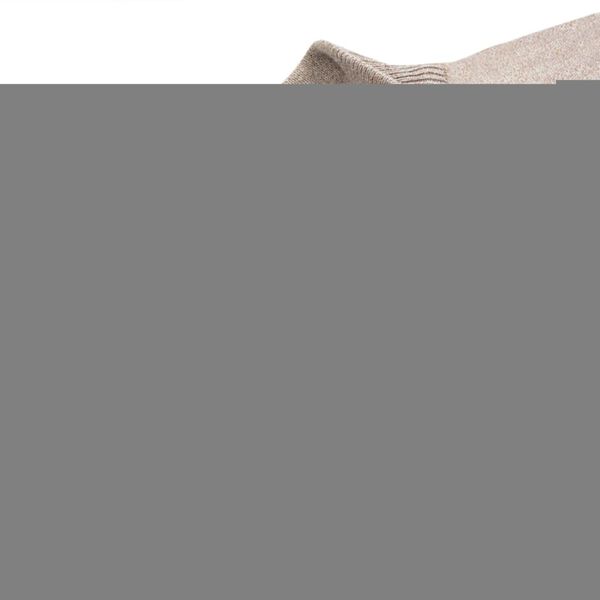vidaXL Miesten vetoketjullinen villapaita beige M