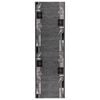 vidaXL R&auml;yst&auml;skynnysmatto FLORNES Kudottu Harmaa Lehdet 67 x 250 cm PP