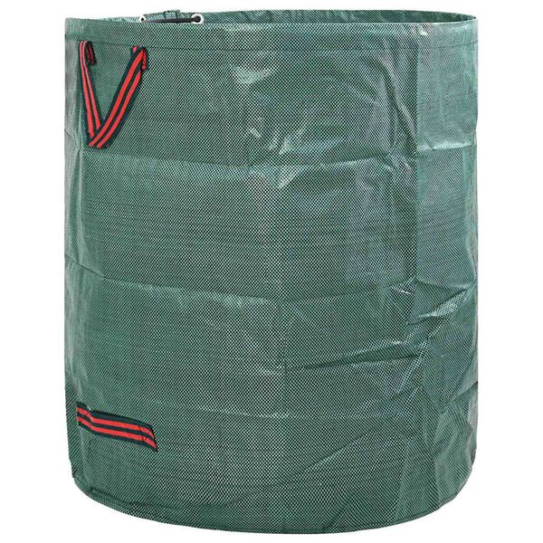 vidaXL Puutarhajätepussit 12 pcs Vihreä 67 x 67 x 75.5 cm Polypropeeni