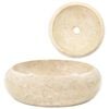 vidaXL Pesuallas marmori 40x12 cm kerma