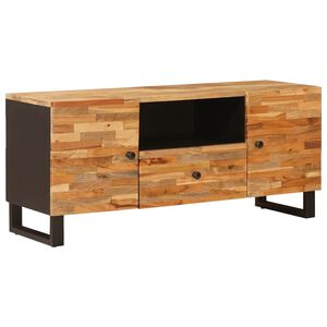vidaXL TV-kaappi Ruskea 105 x 33 x 46 cm Kiinte&auml; mango puu