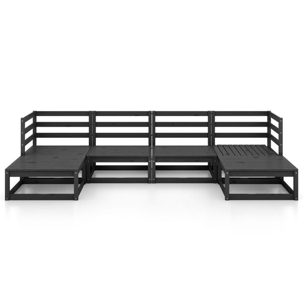 vidaXL 6-osainen Puutarhasohvasarja täysi mänty