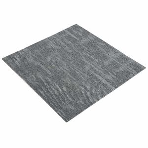vidaXL Matto laatta Betoninharmaa 50 x 50 cm 4 kpl PP ja Bitumi