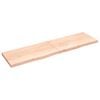vidaXL Sein&auml;hylly 220x60x(2-6) cm k&auml;sittelem&auml;t&ouml;n t&auml;ysi tammi