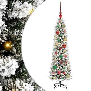 vidaXL Tekojoulukuusi valkoinen 120 cm PVC ja Metalli ja Muovi