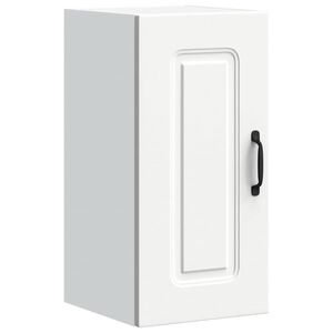 vidaXL Keitti&ouml;n sein&auml;kaappi Kalmar valkoinen tekninen puu