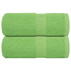 vidaXL Pesupyyhkeet SAMMAKO 2 kpl omenanvihre&auml; 30x30 cm 360 gsm
