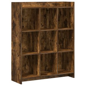 vidaXL Kirjahylly Savutammi 87,5 x 30 x 111 cm Tekninen puu