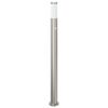 vidaXL Pollarivalaisin sensorilla 110 cm ruostumaton ter&auml;s IP44
