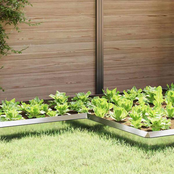 vidaXL Etanaaita 4 pcs Hopea 10 x 10 x 25 cm Galvanoitu ter&auml;s